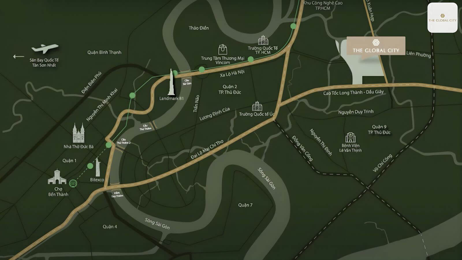 Vị trí The Global City