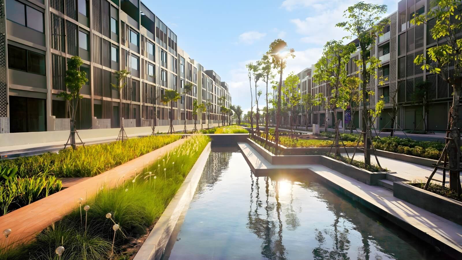 BACKGROUND WATERFRONT PARK