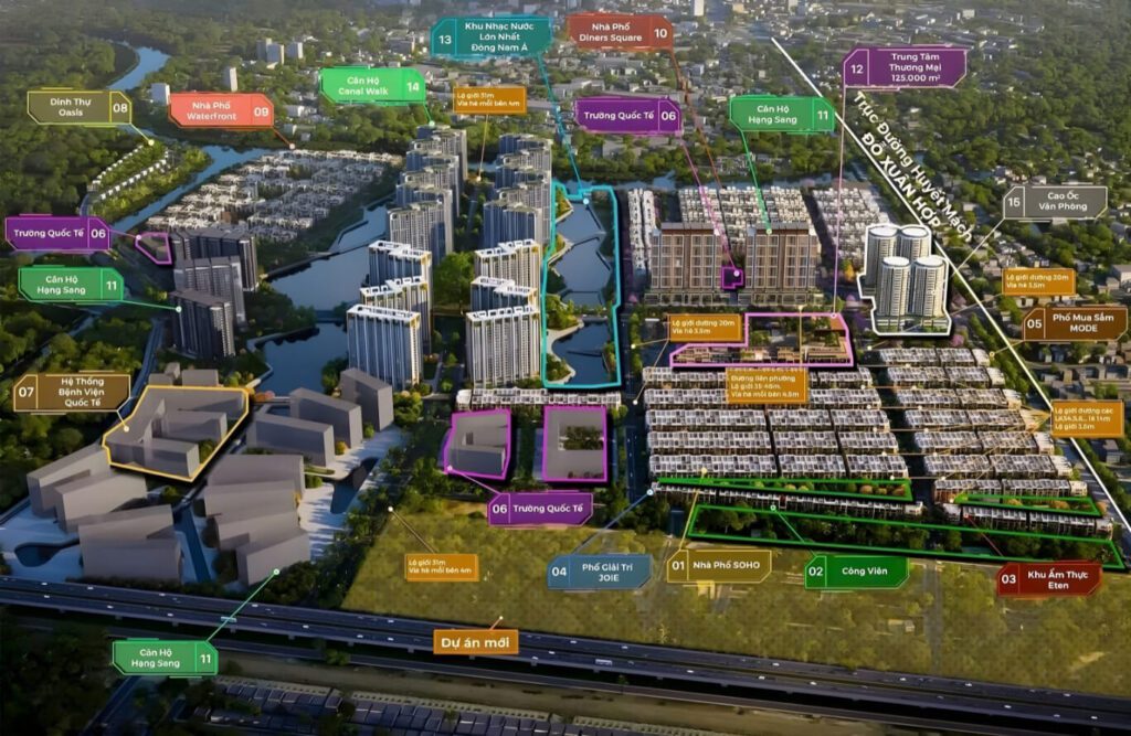 QUY HOẠCH TỔNG QUAN THE GLOBAL CITY