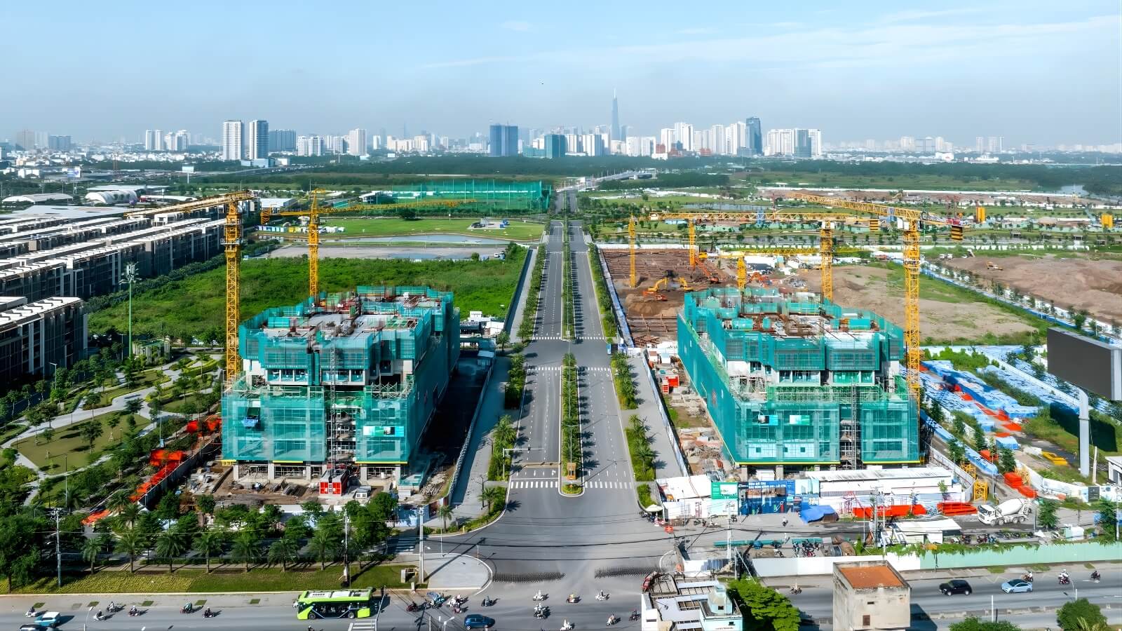 TIẾN ĐỘ XÂY DỰNG MASTERI PARK PLACE THE GLOBAL CITY