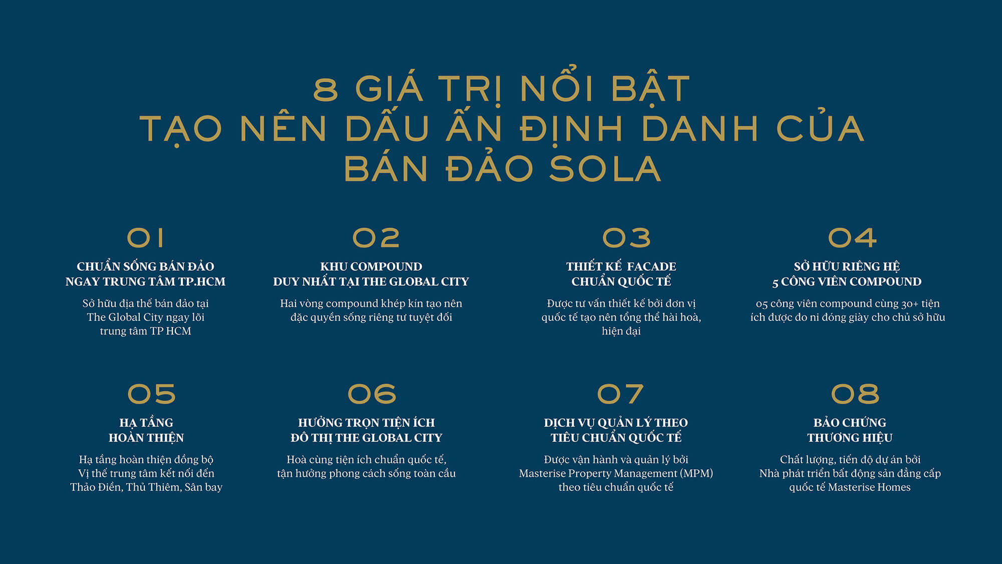 8 giá trị nổi bật của SOLA