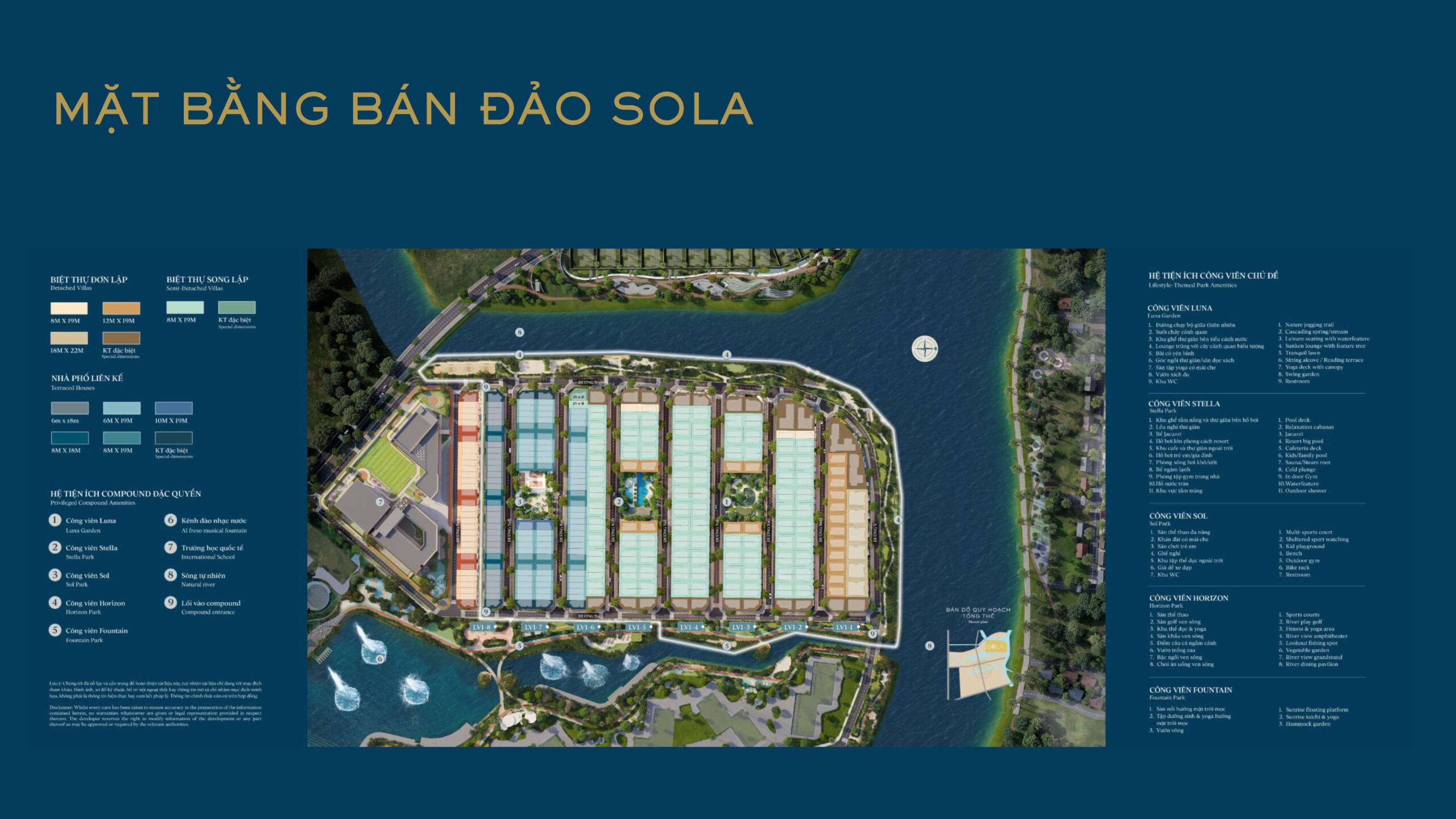 Mặt bằng bán đảo SOLA